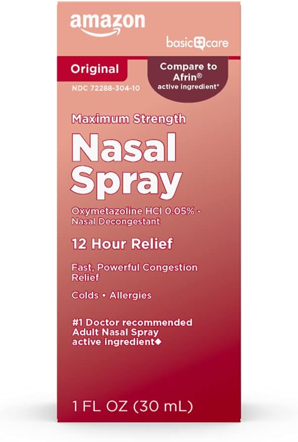Amazon Basic Care Maximum Strength 12 Hour Nasal [...]