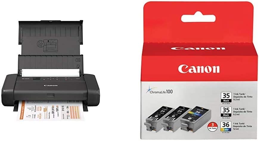 Canon PIXMA TR150 Wireless Mobile Printer with [...]