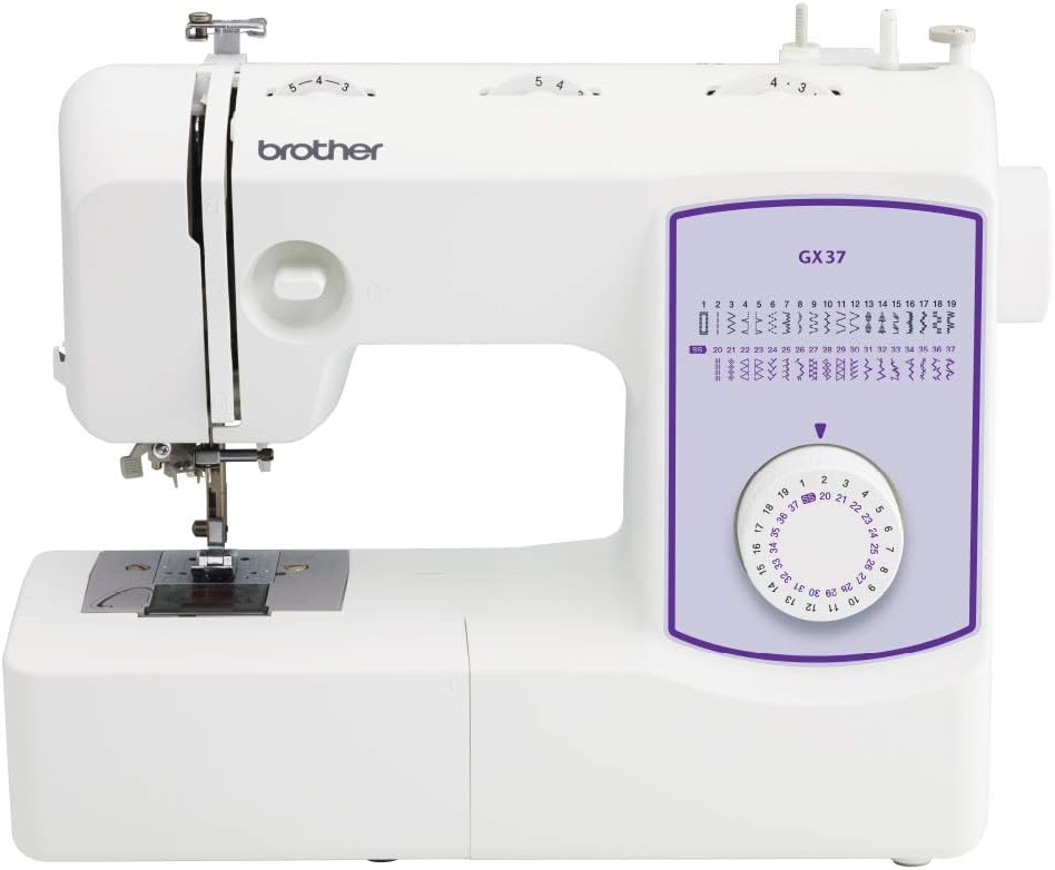 Brother Sewing Machine, GX37, 37 Built-in Stitches, 6 [...]