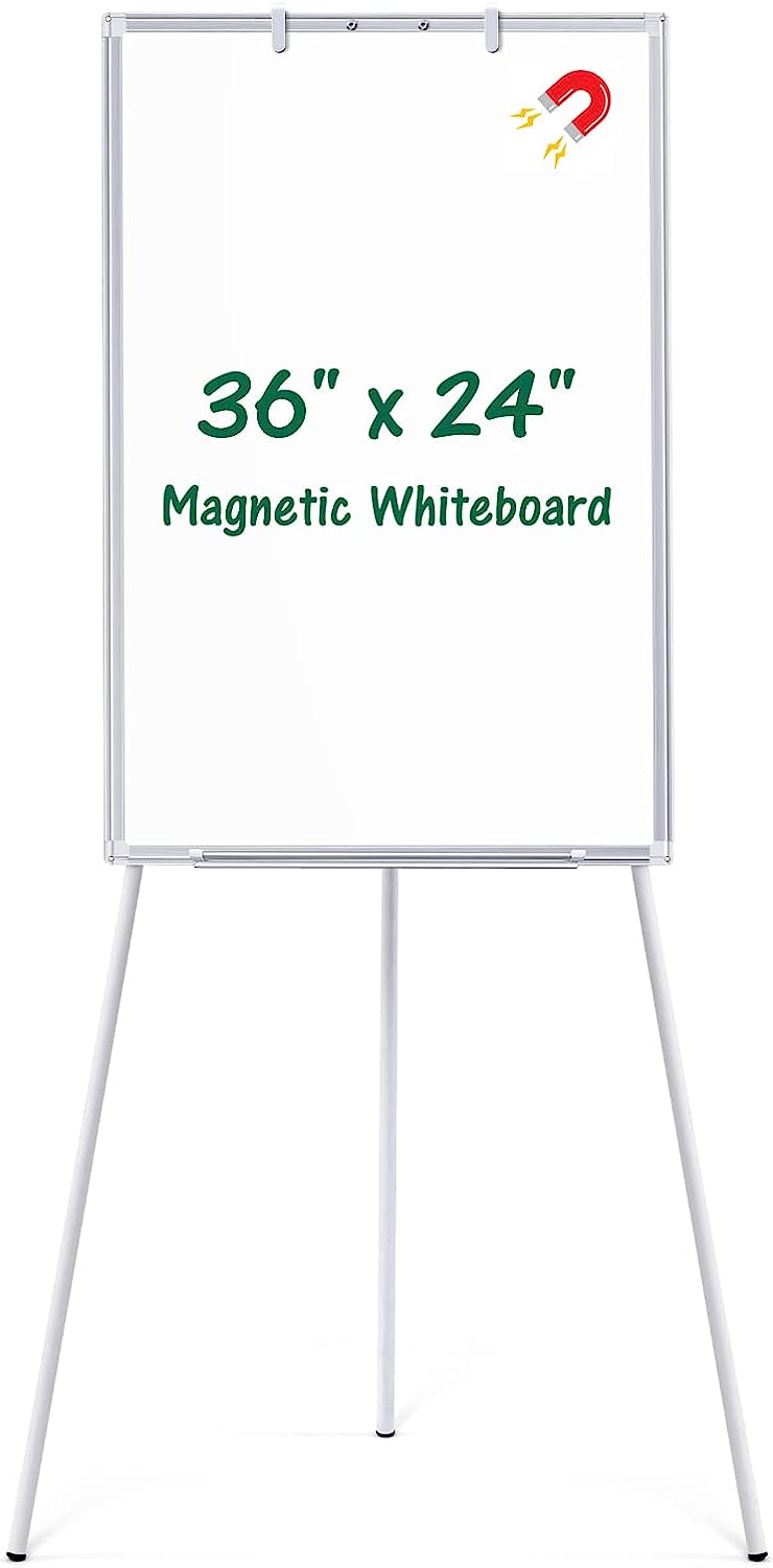 Dry Erase Board, Magnetic Easel Whiteboard with Stand [...]