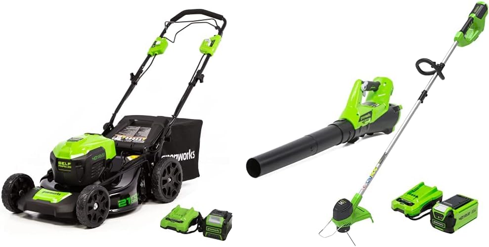 Greenworks 40V Brushless Self-Propelled Lawn Mower, [...]