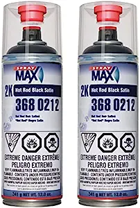 SprayMax 2K Hot Rod Satin Black Spray Paint | [...]