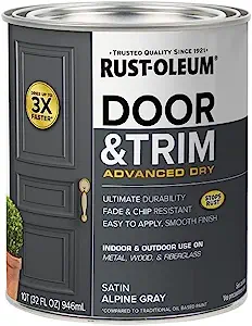 Rust-Oleum 369387 Advanced Dry Door & Trim Paint, [...]