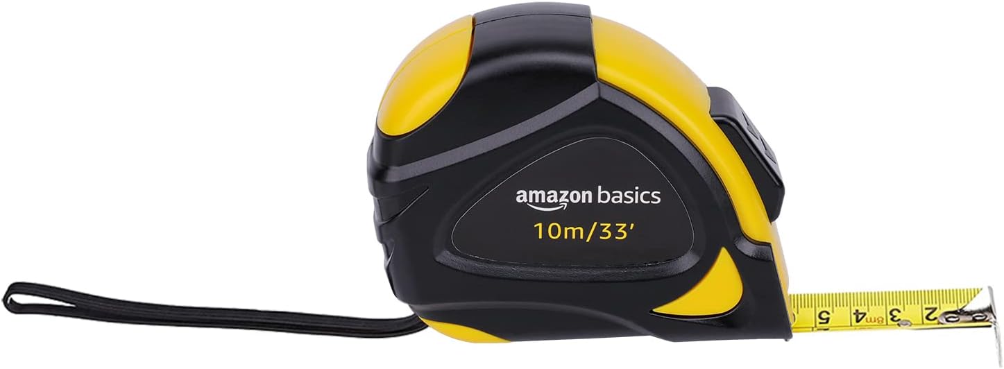 Amazon Basics Self-Locking Tape Measure - 33-Feet [...]