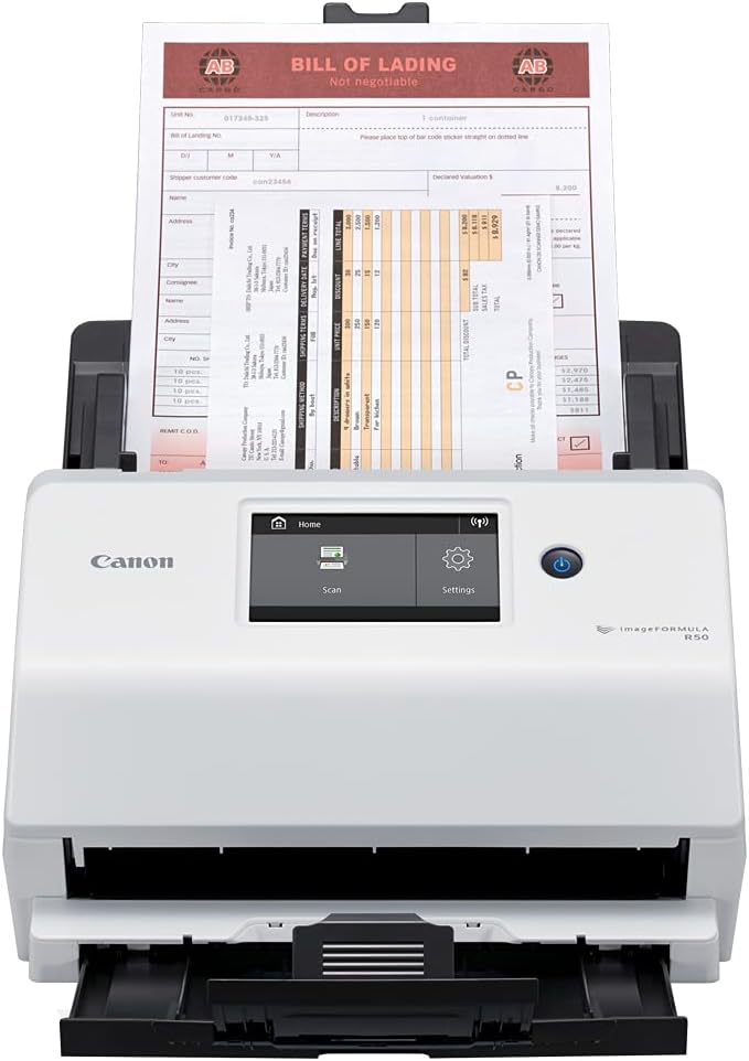 Canon imageFORMULA R50 Business Document Scanner for [...]