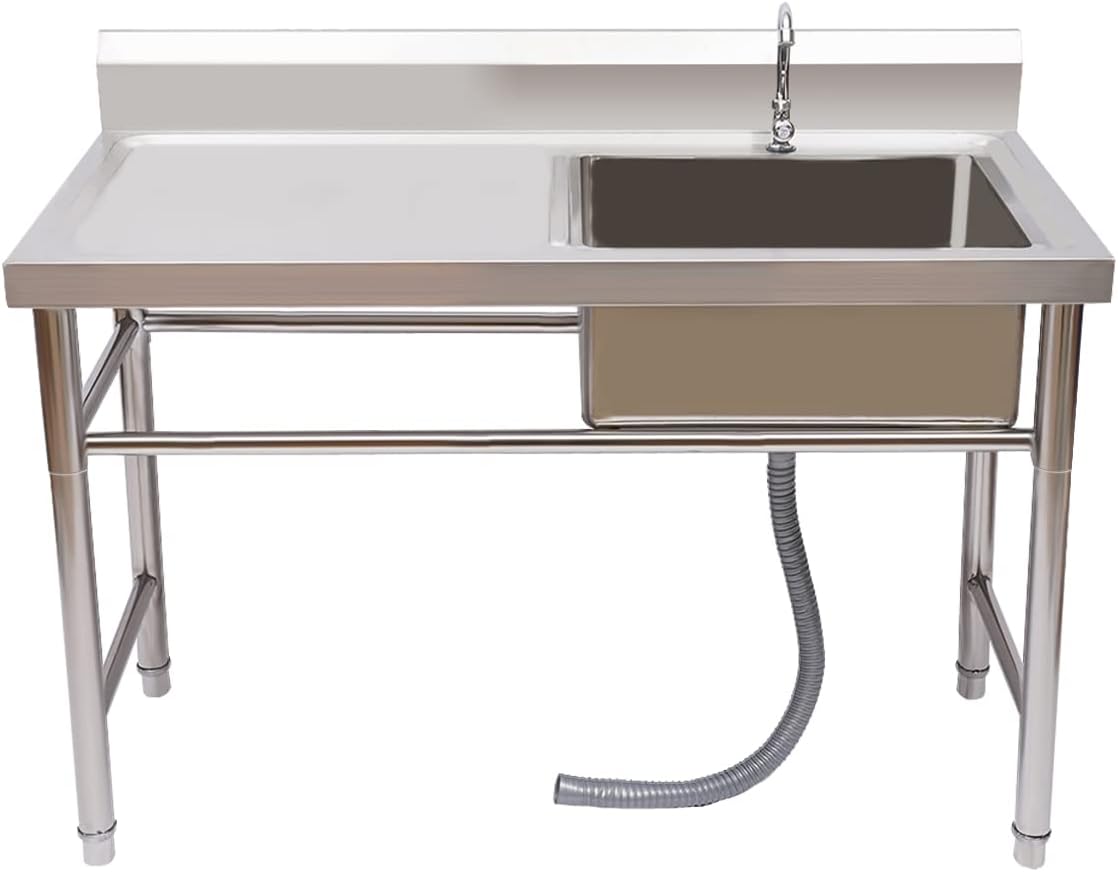 304 Stainless Steel Utility Sink Free Standing Outdoor [...]