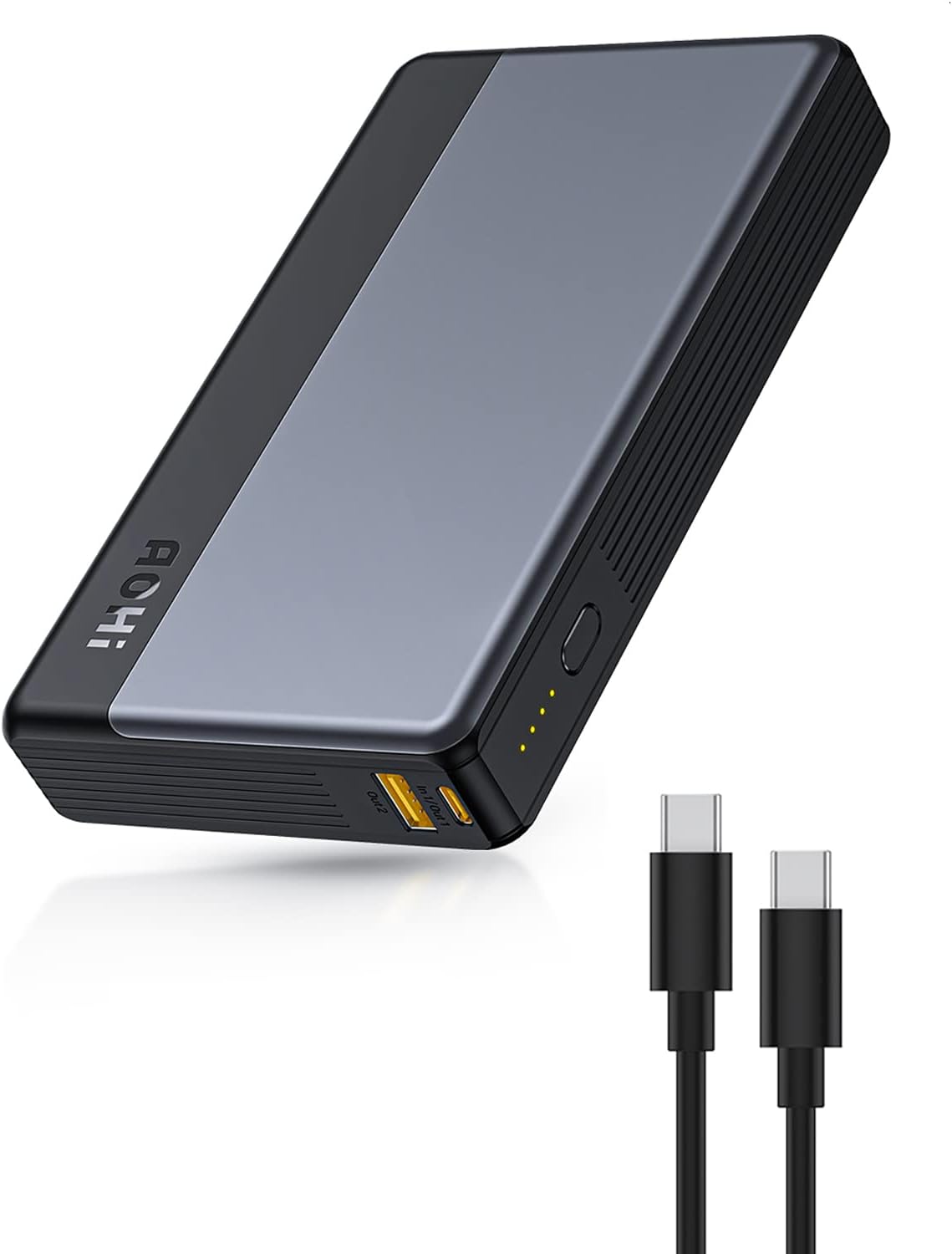 AOHI Laptop Power Bank, 100W 30000mAh USB C Portable [...]