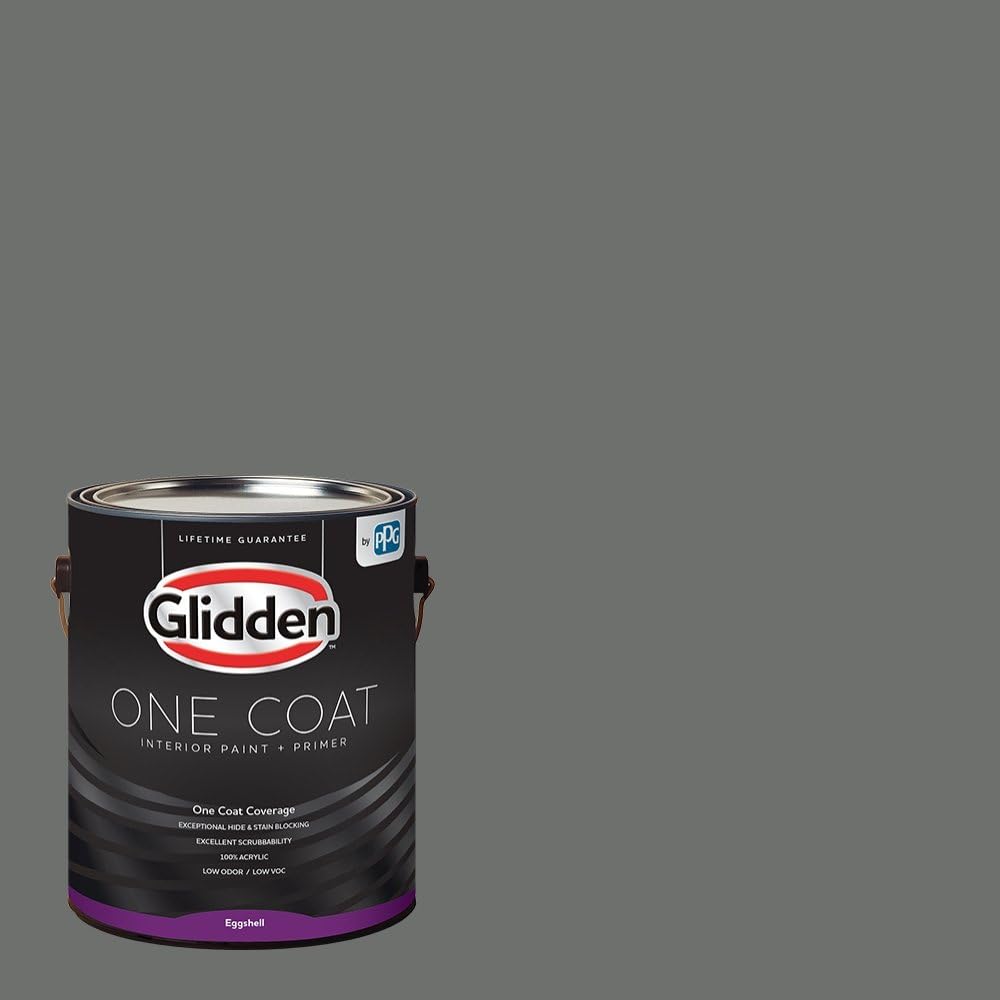 Glidden Interior Paint + Primer: Gray/up in Smoke, One [...]