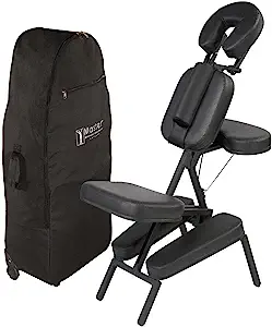 Master Massage Apollo Portable Massage Chair, Black