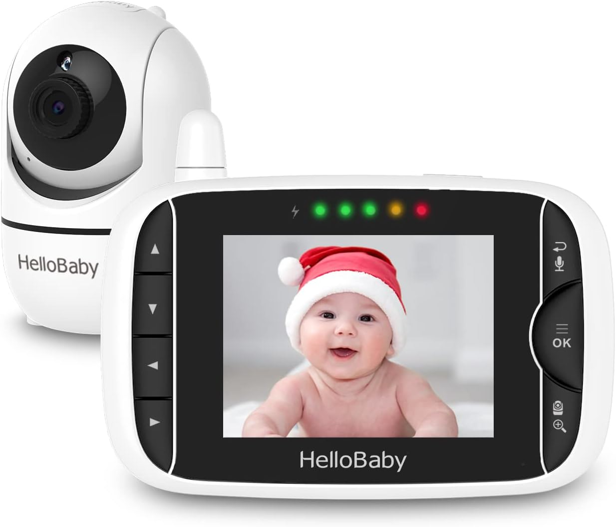 HelloBaby Video Baby Monitor with Remote Camera Pan- [...]