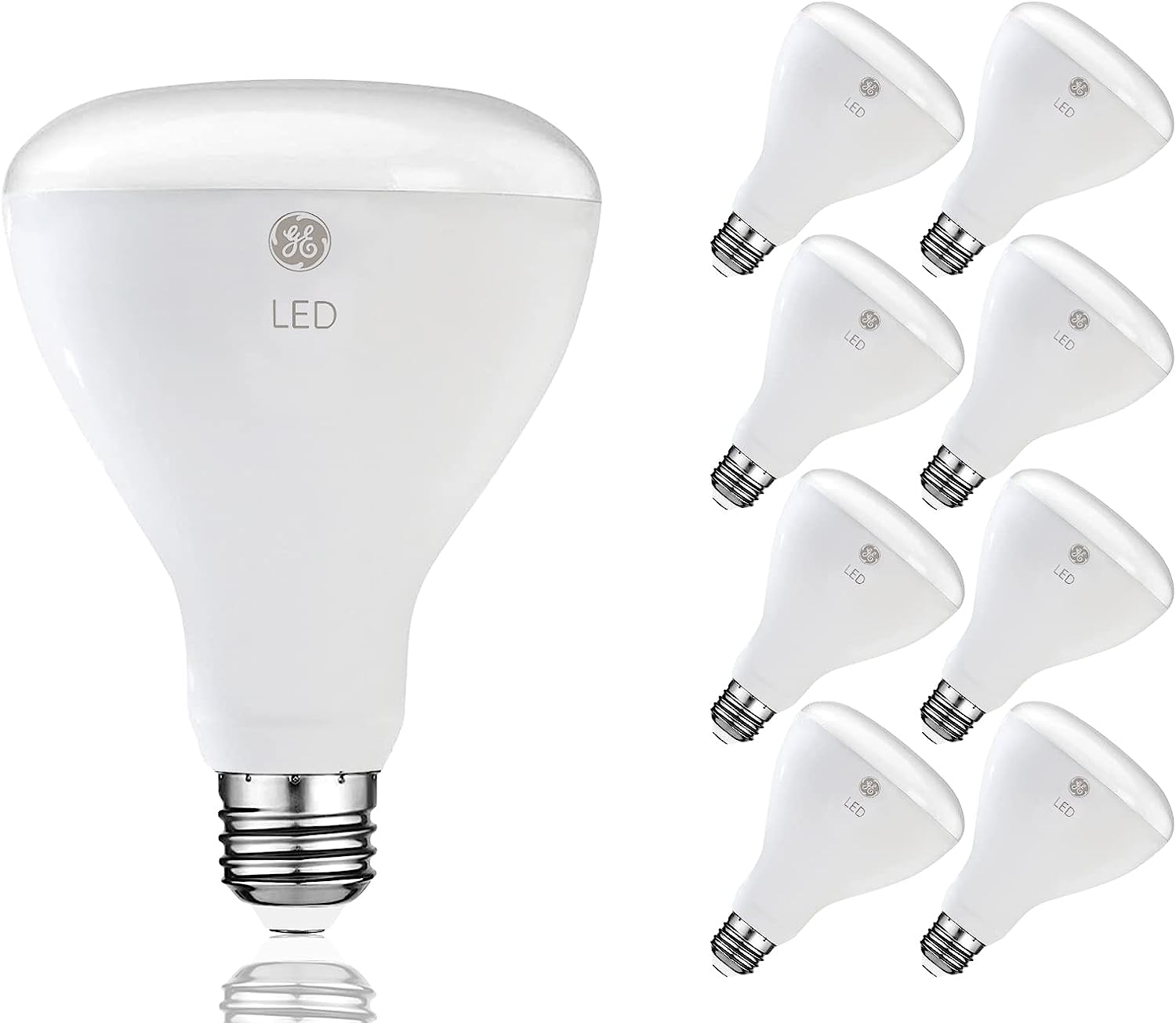 GE Daylight 65 Watt Replacement LED Light Bulbs BR30 (8)