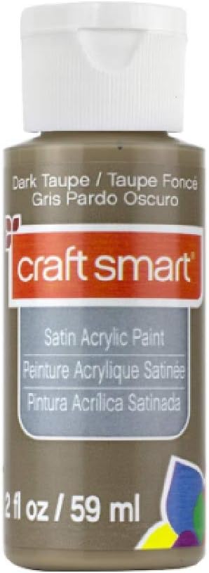 Satin Acrylic Paint by Craft Smart 2 oz. (Dark Taupe)