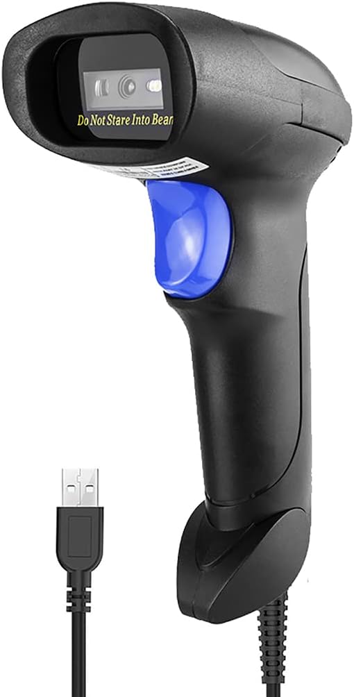 NetumScan USB 1D Barcode Scanner, Handheld Wired CCD [...]