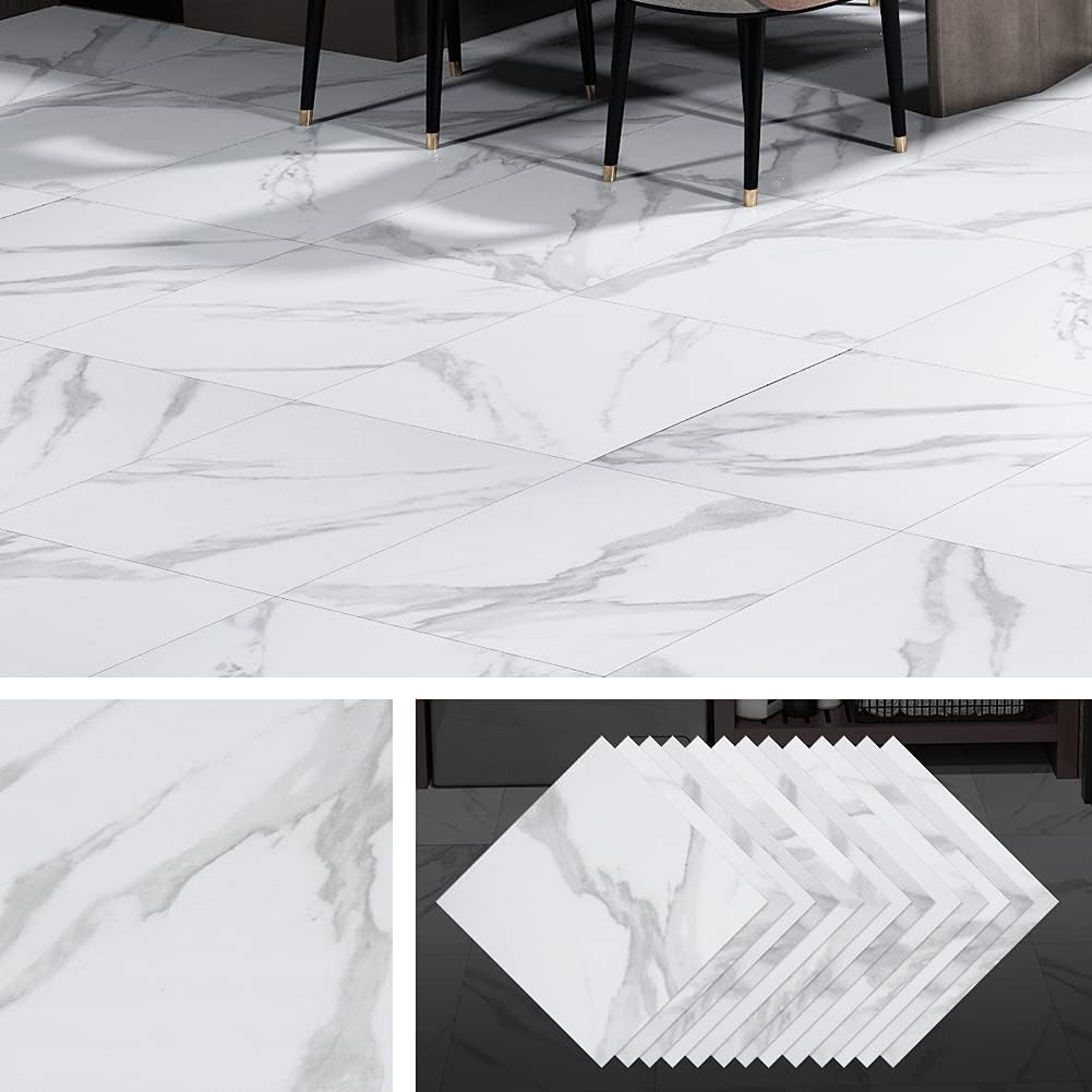 Livelynine 32-Pack Grey and White Flooring Peel and [...]