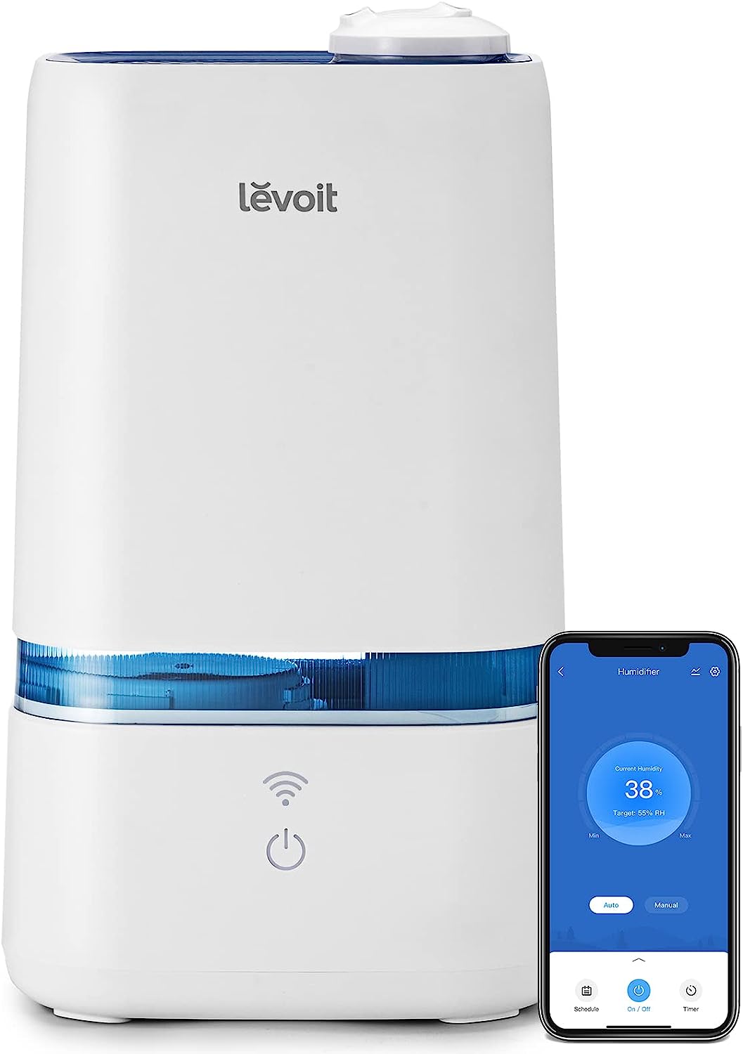 LEVOIT 4L Smart Cool Mist Humidifier for Home Bedroom [...]