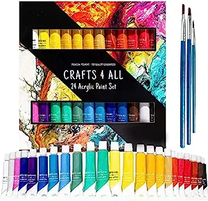 Crafts 4 All Acrylic Paint Set for Adults and Kids - [...]