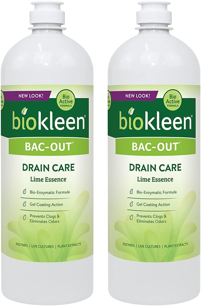 Biokleen Bac-Out Enzymatic Drain Cleaner - 32 Ounce (2 [...]