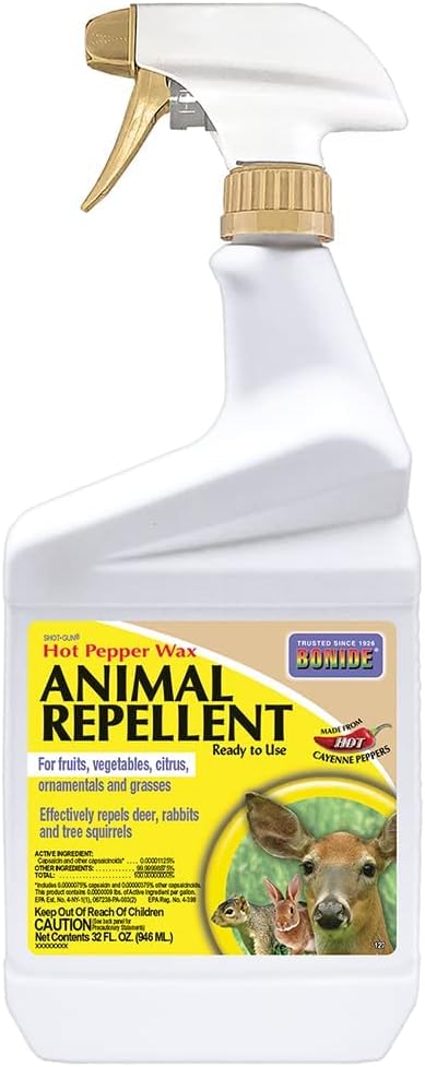 Bonide Hot Pepper Wax Animal Repellent, 32 oz Ready- [...]