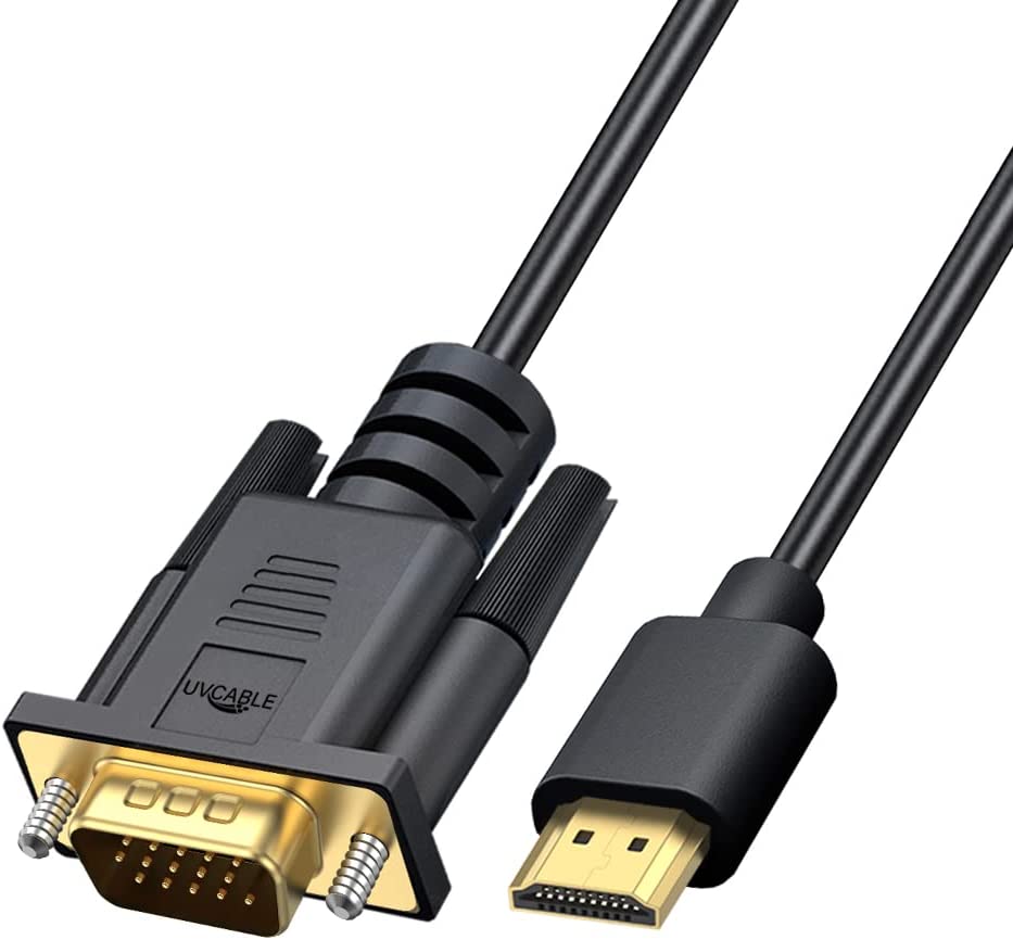 HDMI to VGA Cable, Gold-Plated Computer HDMI to VGA [...]
