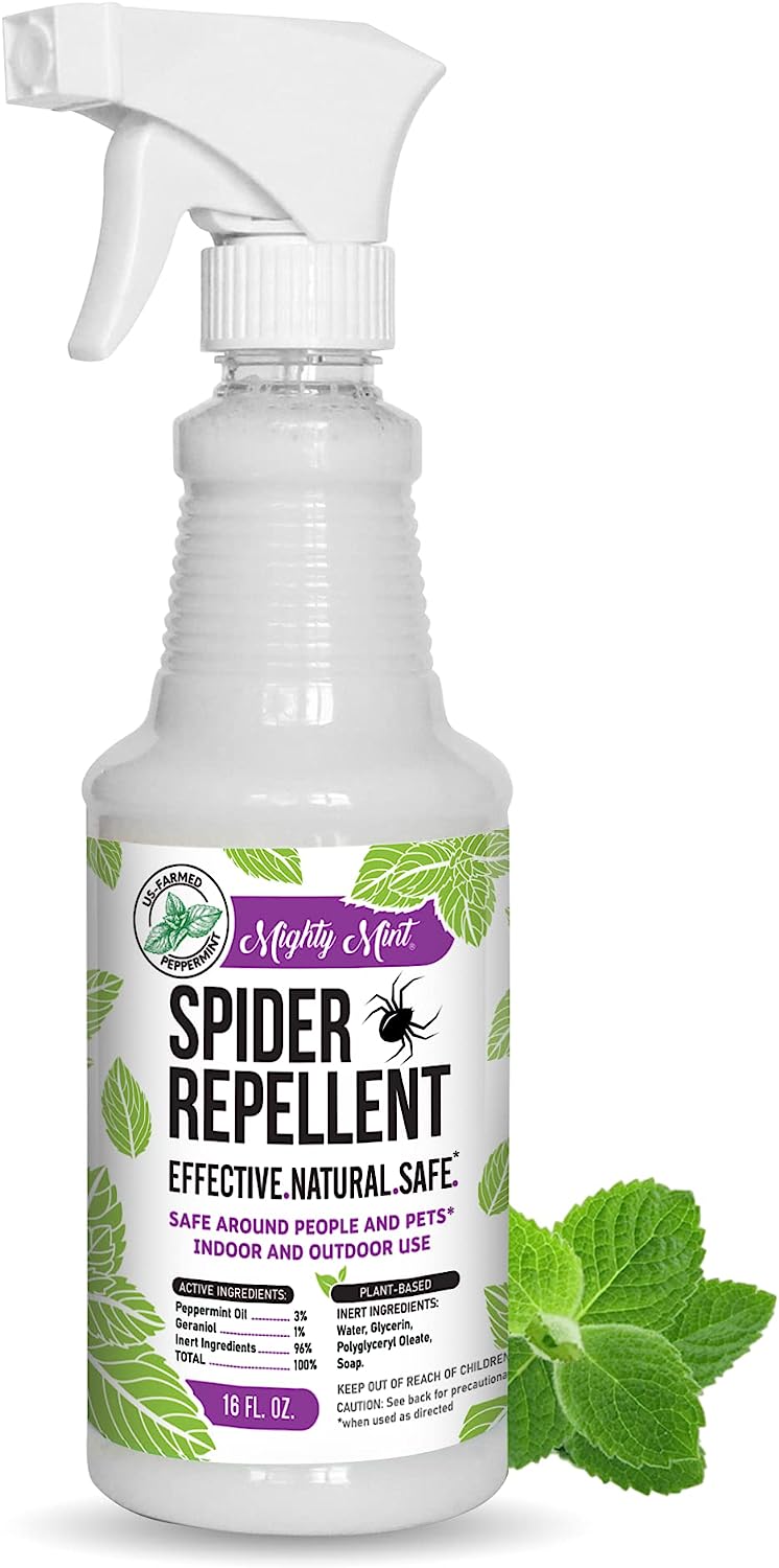 Mighty Mint - 16oz Spider Repellent Peppermint Oil - [...]