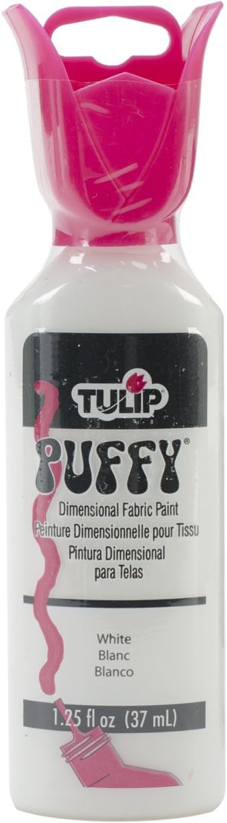 Tulip Dimensional Fabric Paint 1-1/4 Ounces-Puffy-White