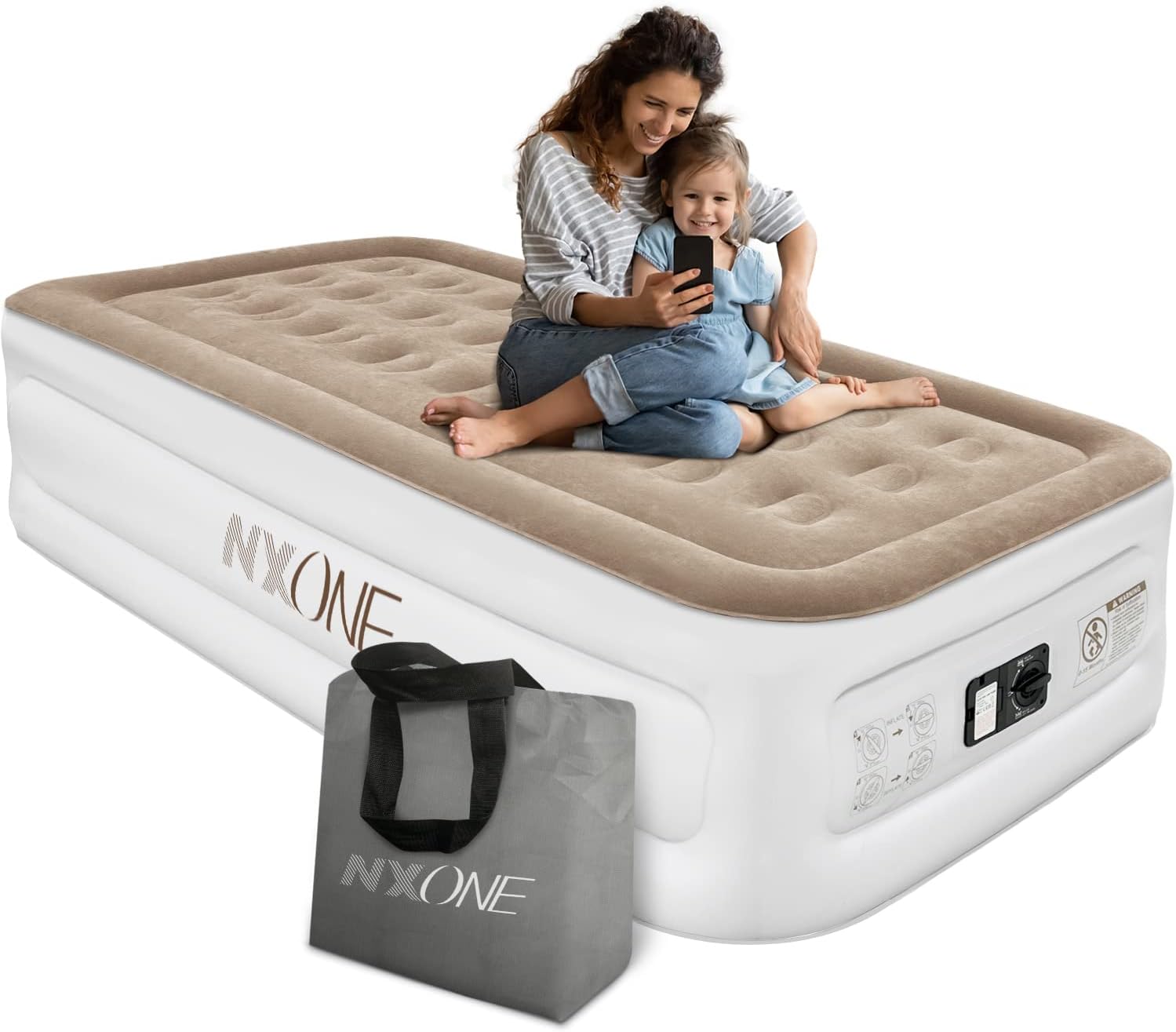 NXONE Air Mattress,Inflatable Single Airbed Luxury [...]