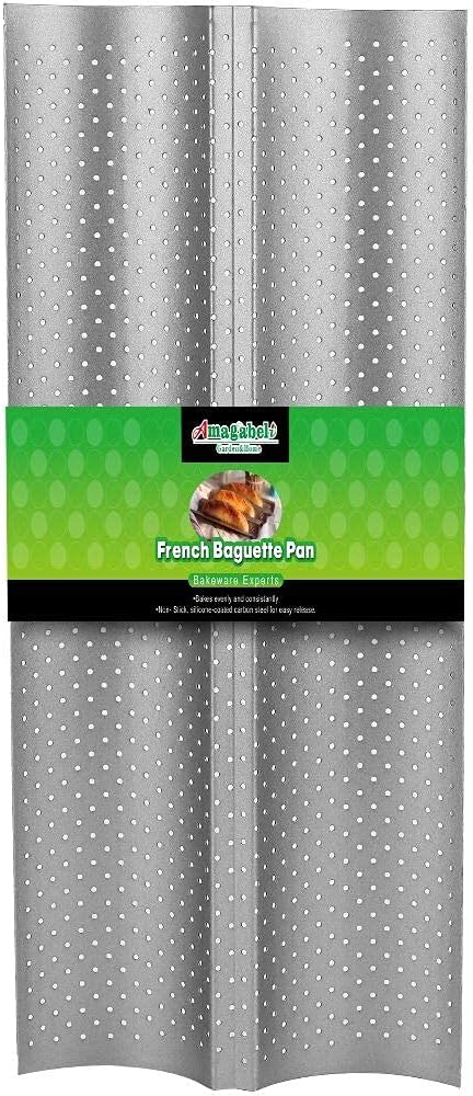 Amagabeli Nonstick French Baguette Pans for Baking [...]