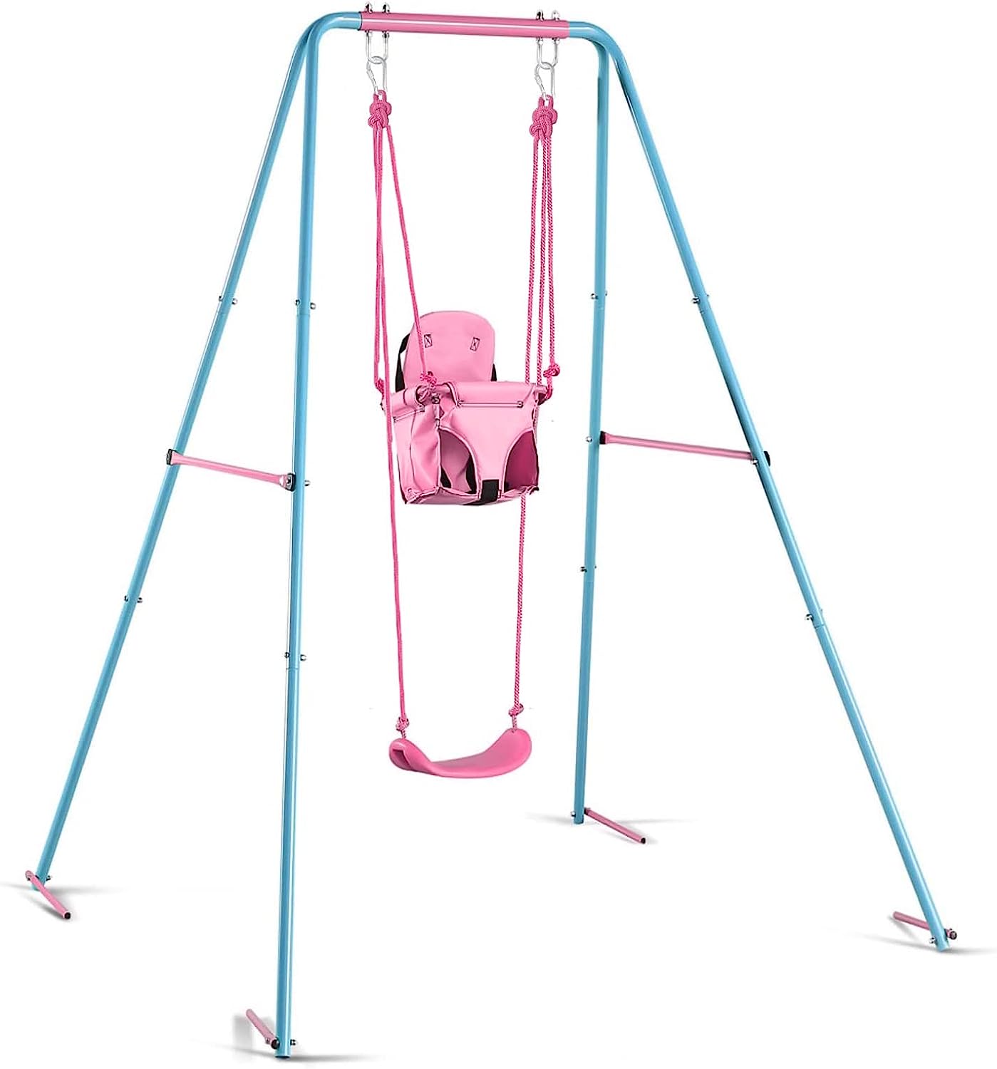 Kiriner Swing Set Outdoor Swings for Kids Toddlers [...]