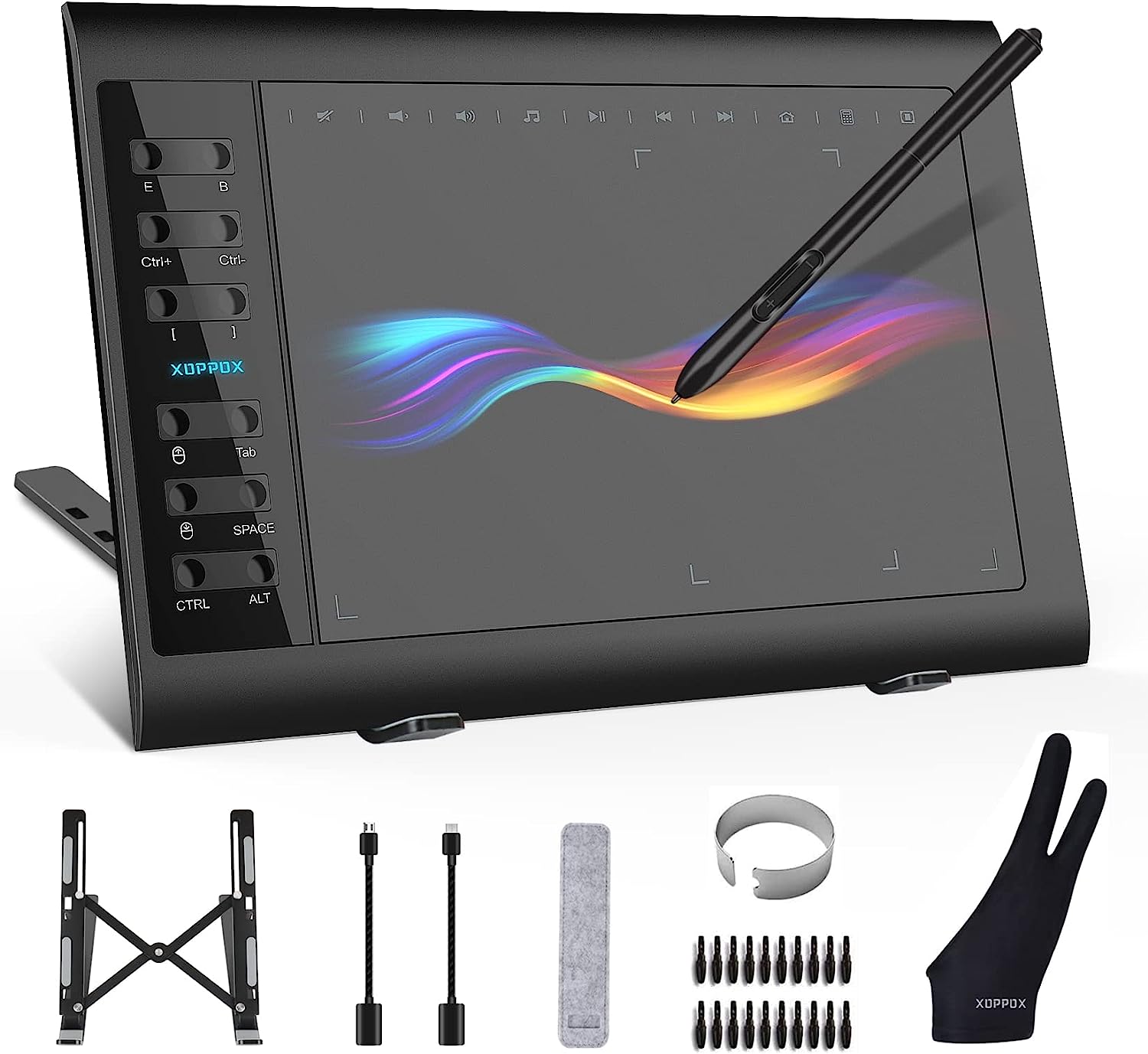 XOPPOX Graphics Drawing Tablet 10 x 6 Inch Large [...]