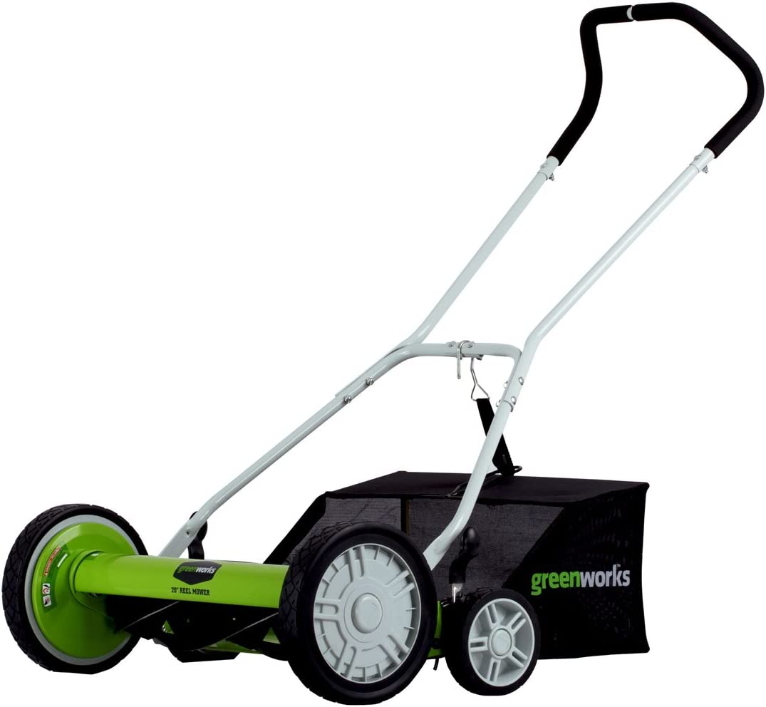 Greenworks 25072 20-Inch 5-Blade Push Reel Lawn Mower [...]