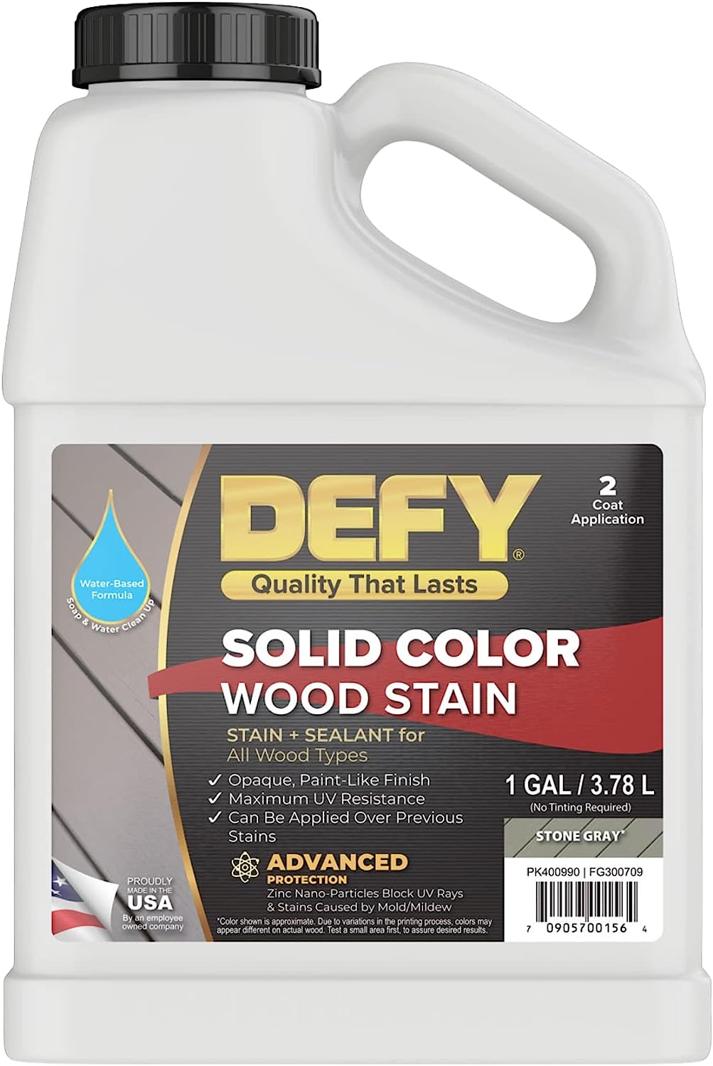 DEFY Solid Color Wood Stain Sealer - Deck Paint and [...]