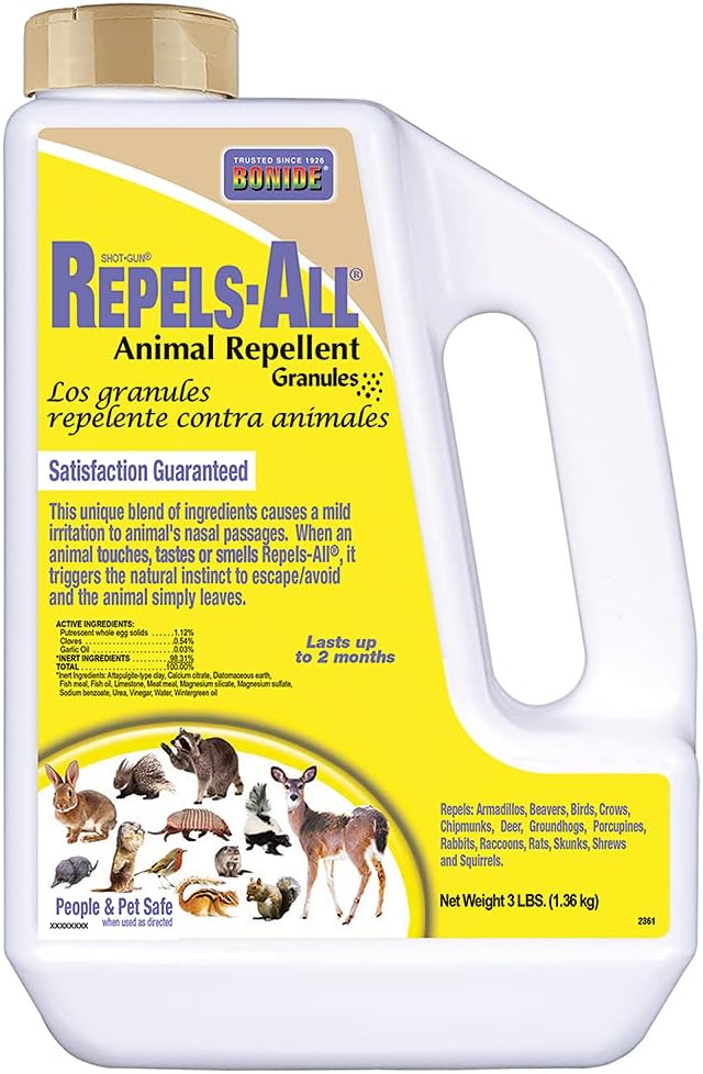 Bonide Repels-All Animal Repellent Granules, 3 lbs. [...]
