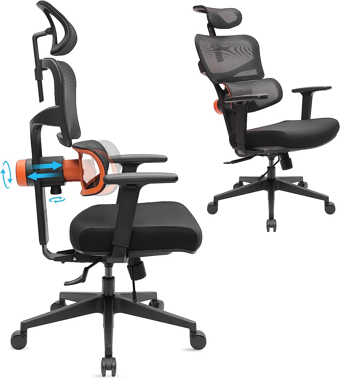 Newtral Ergonomic Office Chair, Automatic Waist- [...]