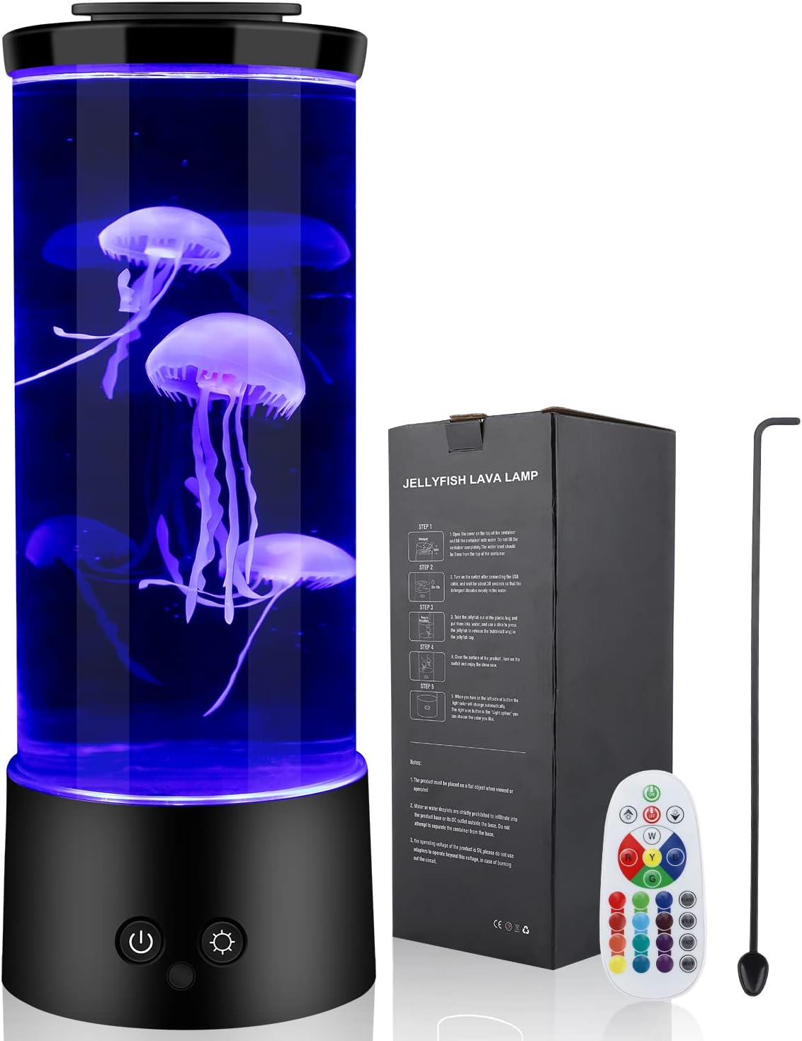 Jellyfish Lava Lamp,16 Color Changing Lights Jellyfish [...]