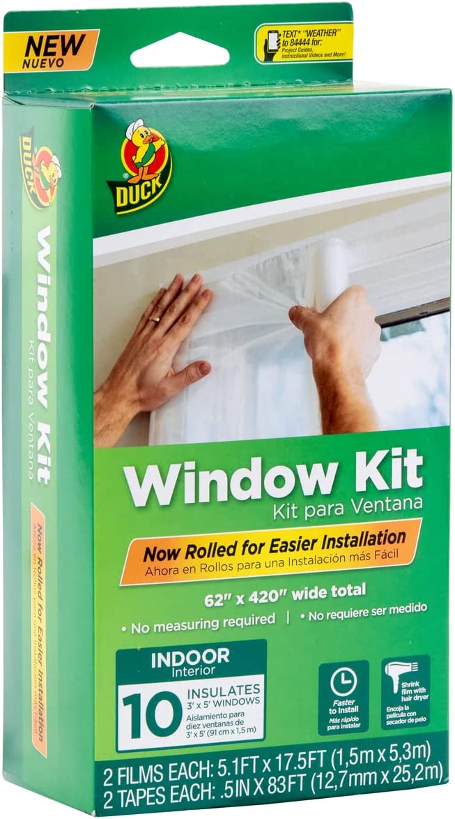 Duck Brand Rolled Shrink Film Window Kit, Insulates up [...]