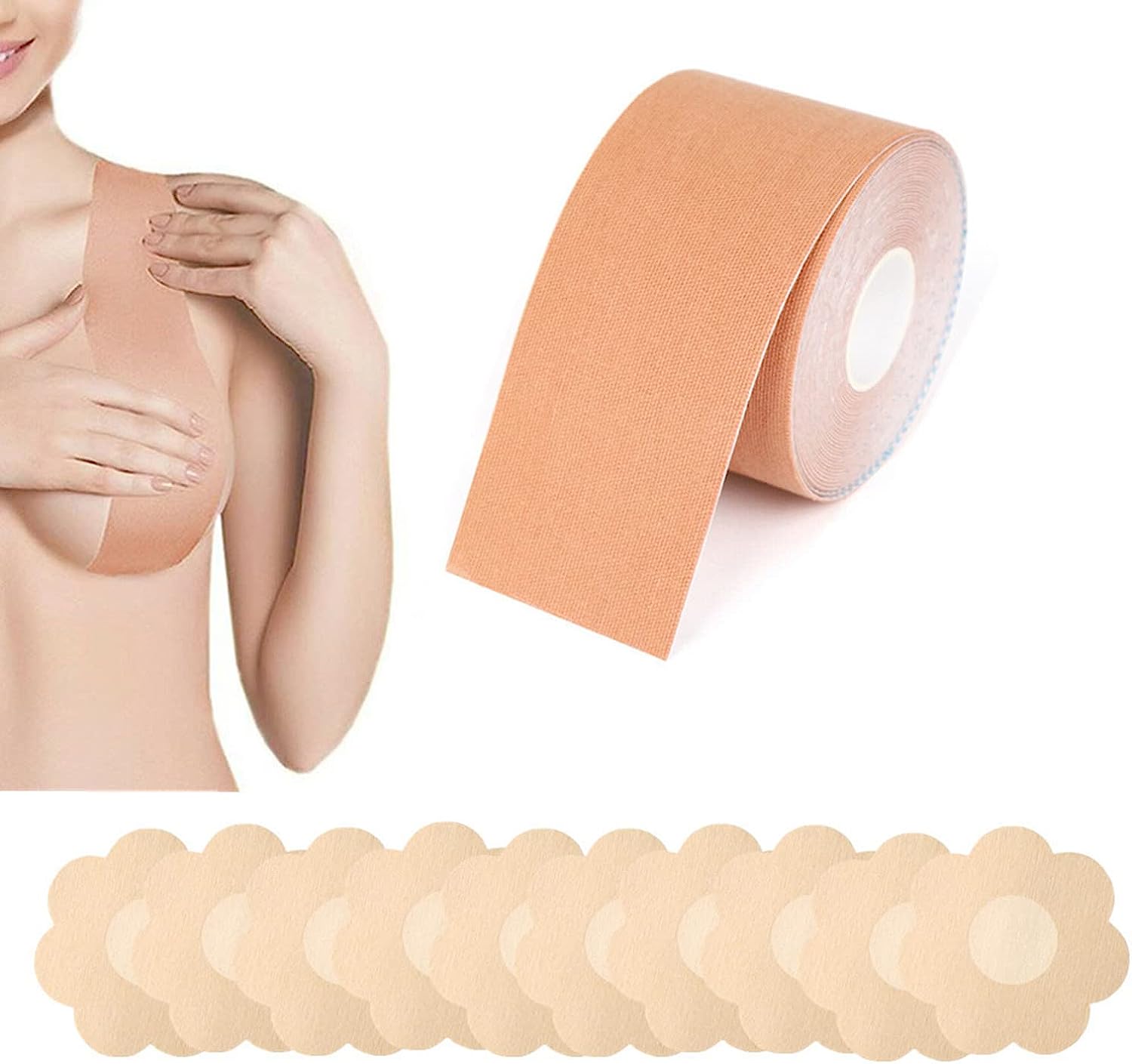 Boob Tape and 10pcs Backless Nipple Cover Set, [...]