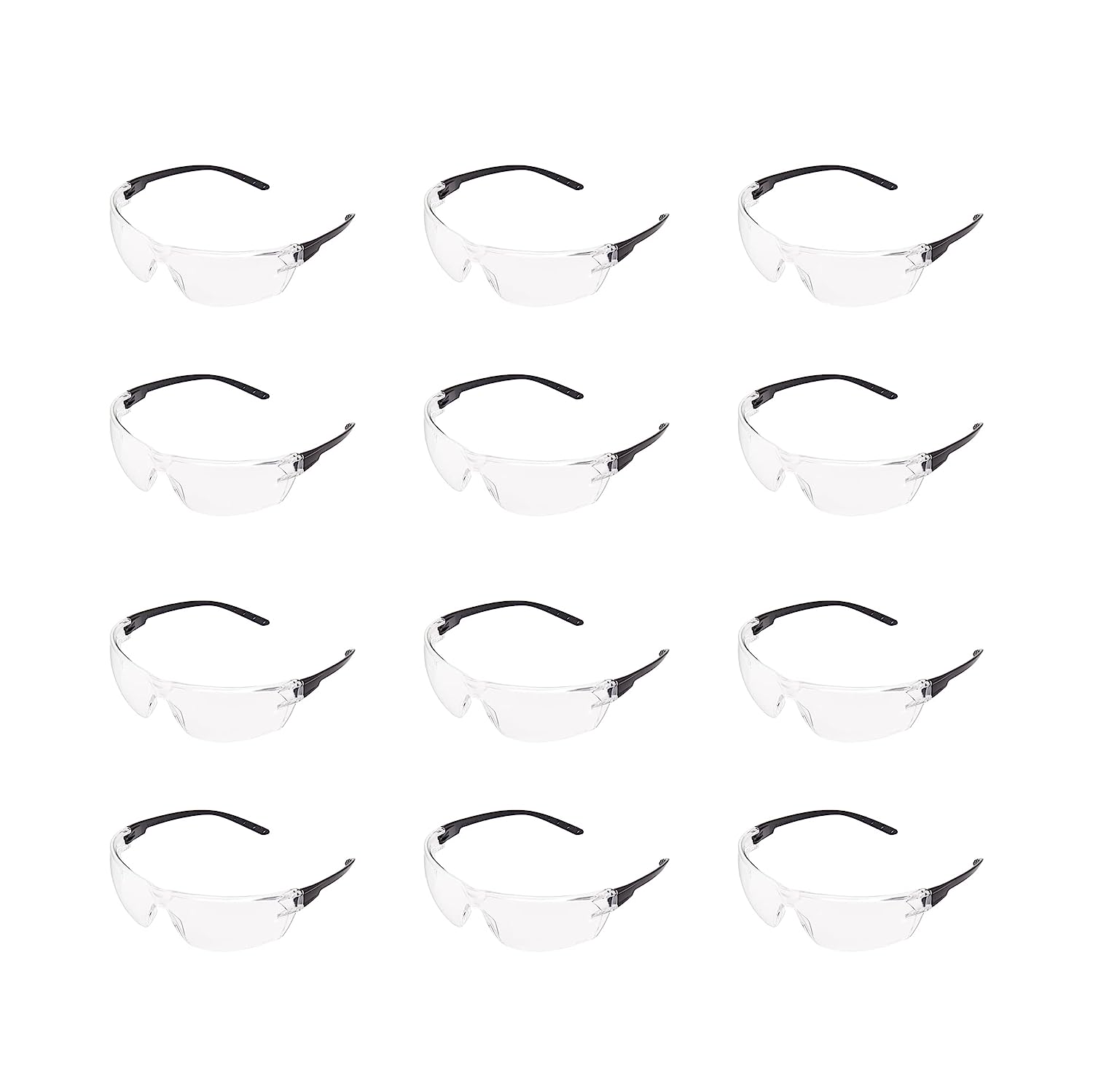 AmazonCommercial Safety Glasses (Clear/Black), Anti- [...]