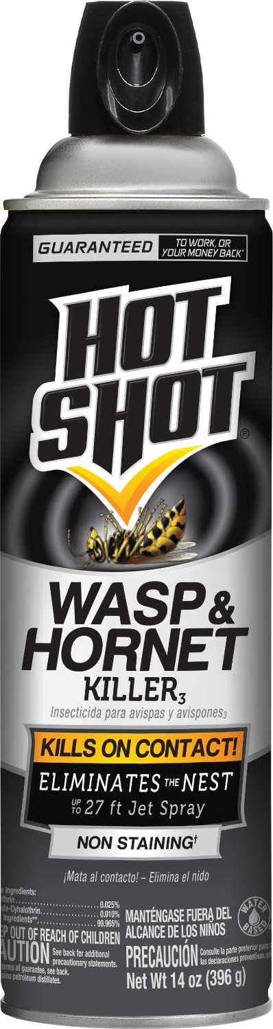 Hot Shot Wasp & Hornet Killer Spray, Eliminates The [...]