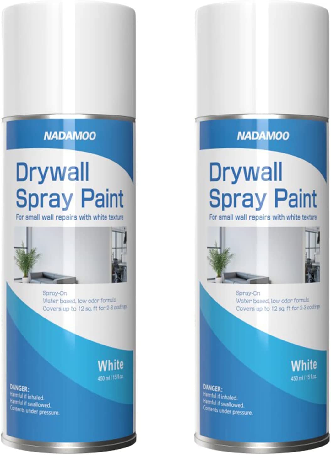 NADAMOO Drywall Spray Paint White Aerosol, Water-based [...]