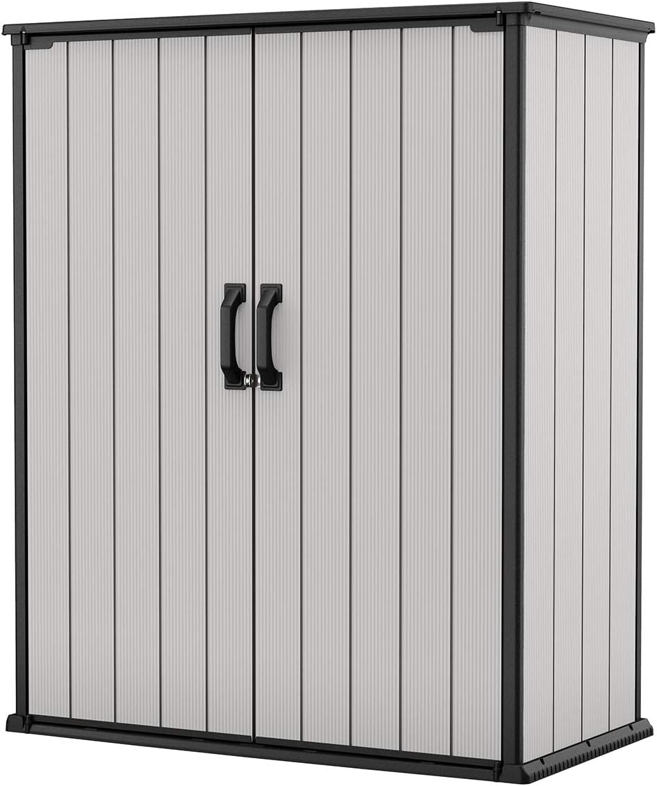 Keter Premier Tall Resin Outdoor Storage Shed with [...]