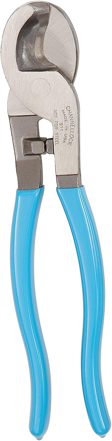 Channellock Cable Cutter, Shear Cut, 9-1/2 In