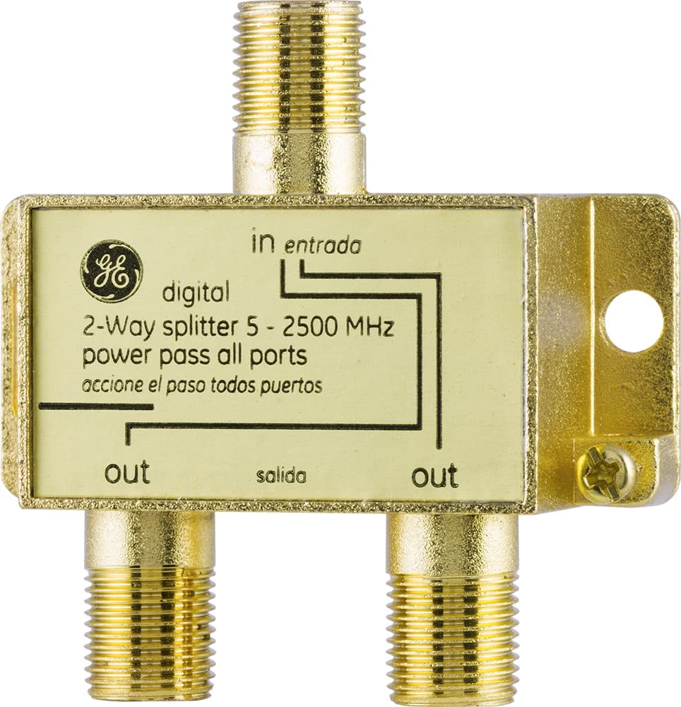 GE Digital 2-Way Coaxial Cable Splitter, 2.5 GHz [...]