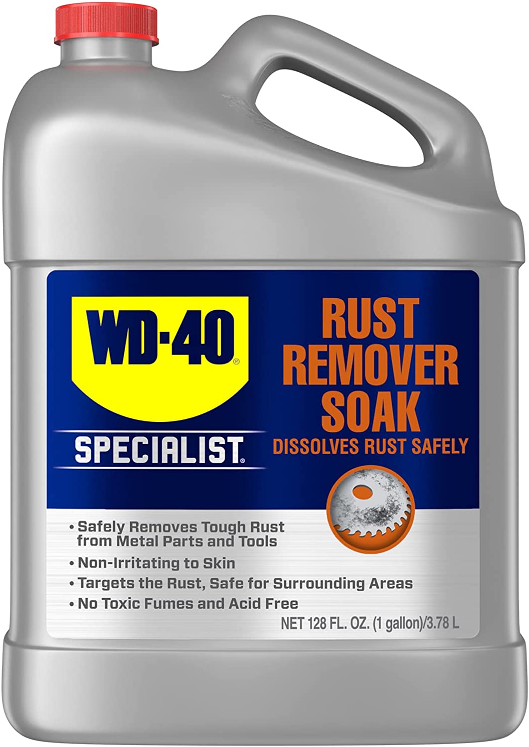 WD-40 Specialist Rust Remover Soak, One Gallon