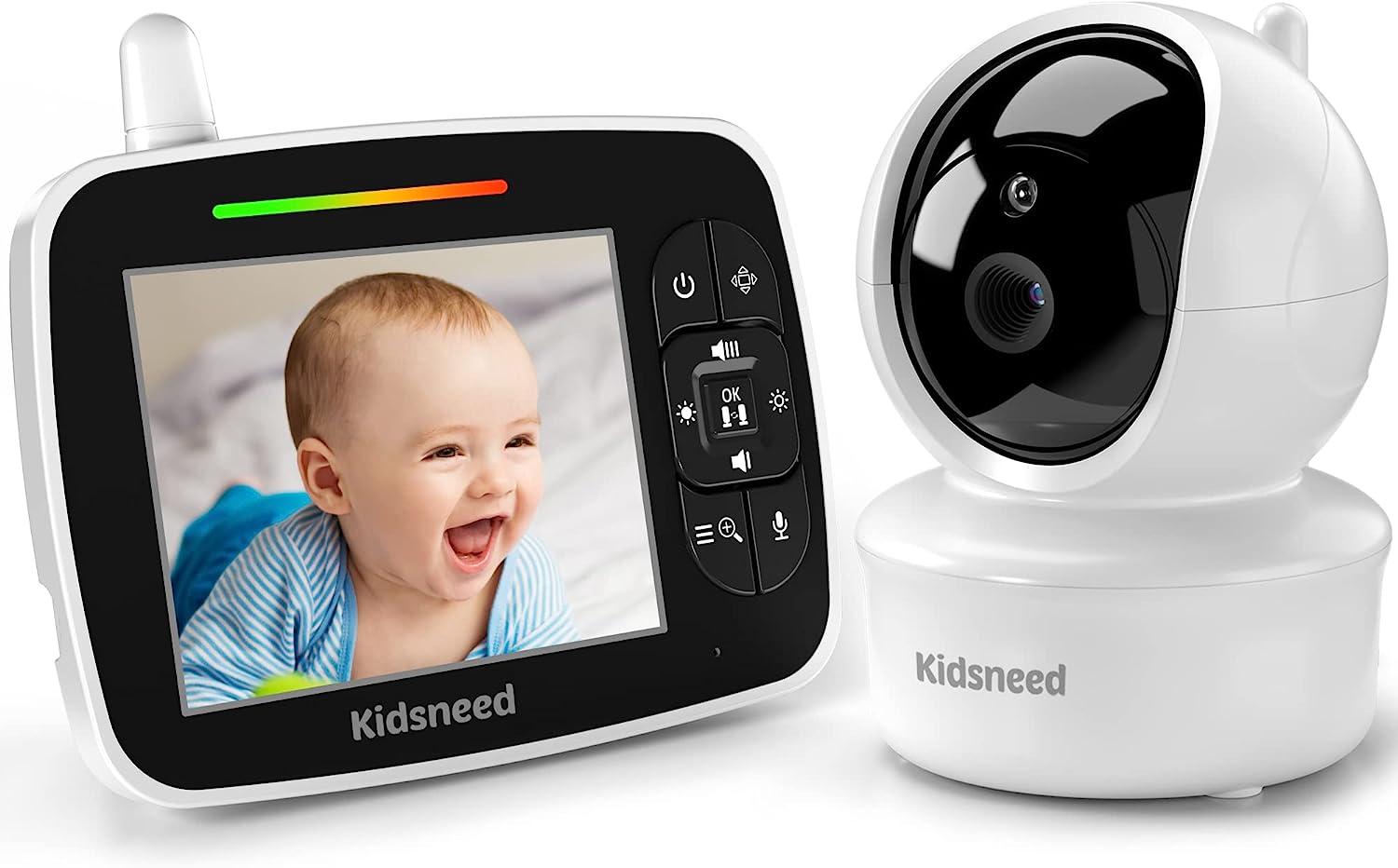Kidsneed Baby Monitor - 3.5 Inch Video Baby Monitor [...]