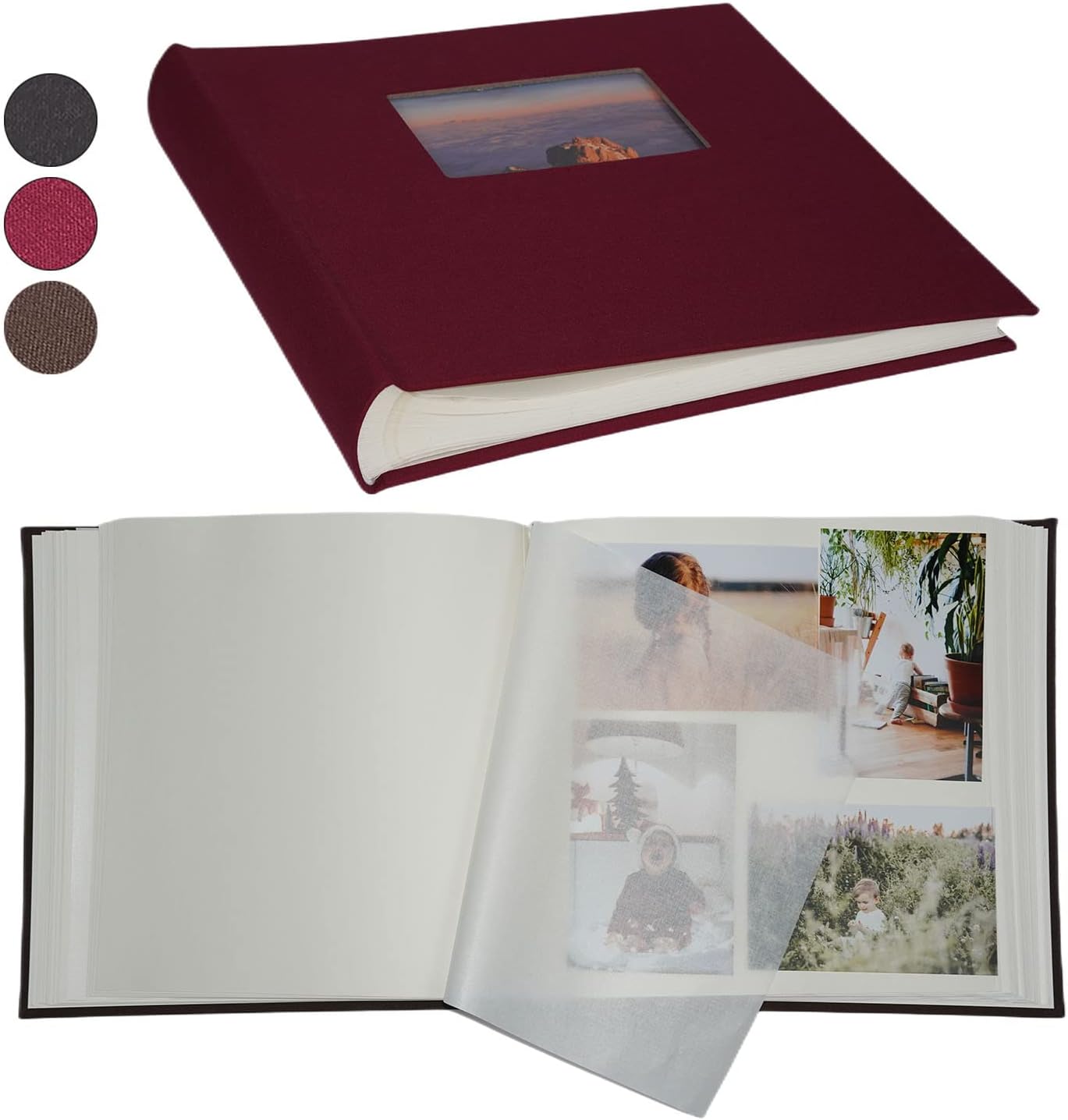 Kageio Handmade Scrapbook Photo Album, 100 Pages for [...]