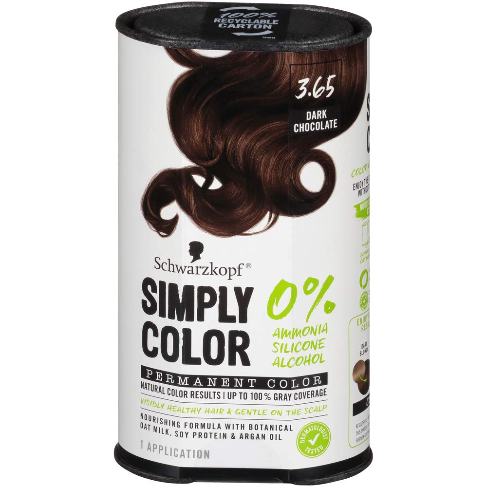 Schwarzkopf Simply Color Permanent Hair Color, 3.65 [...]