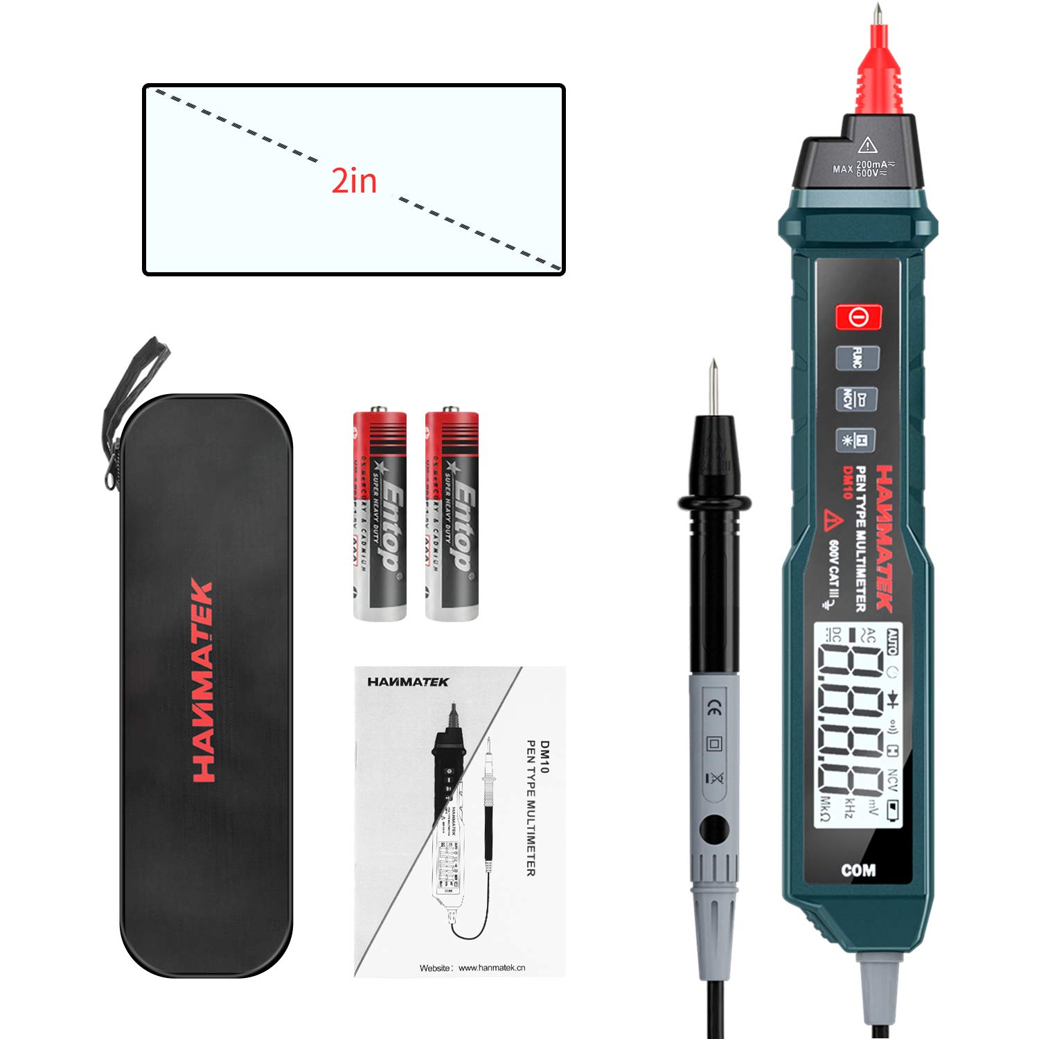 Pen Type Digital Multimeter, Electrical Tester with [...]