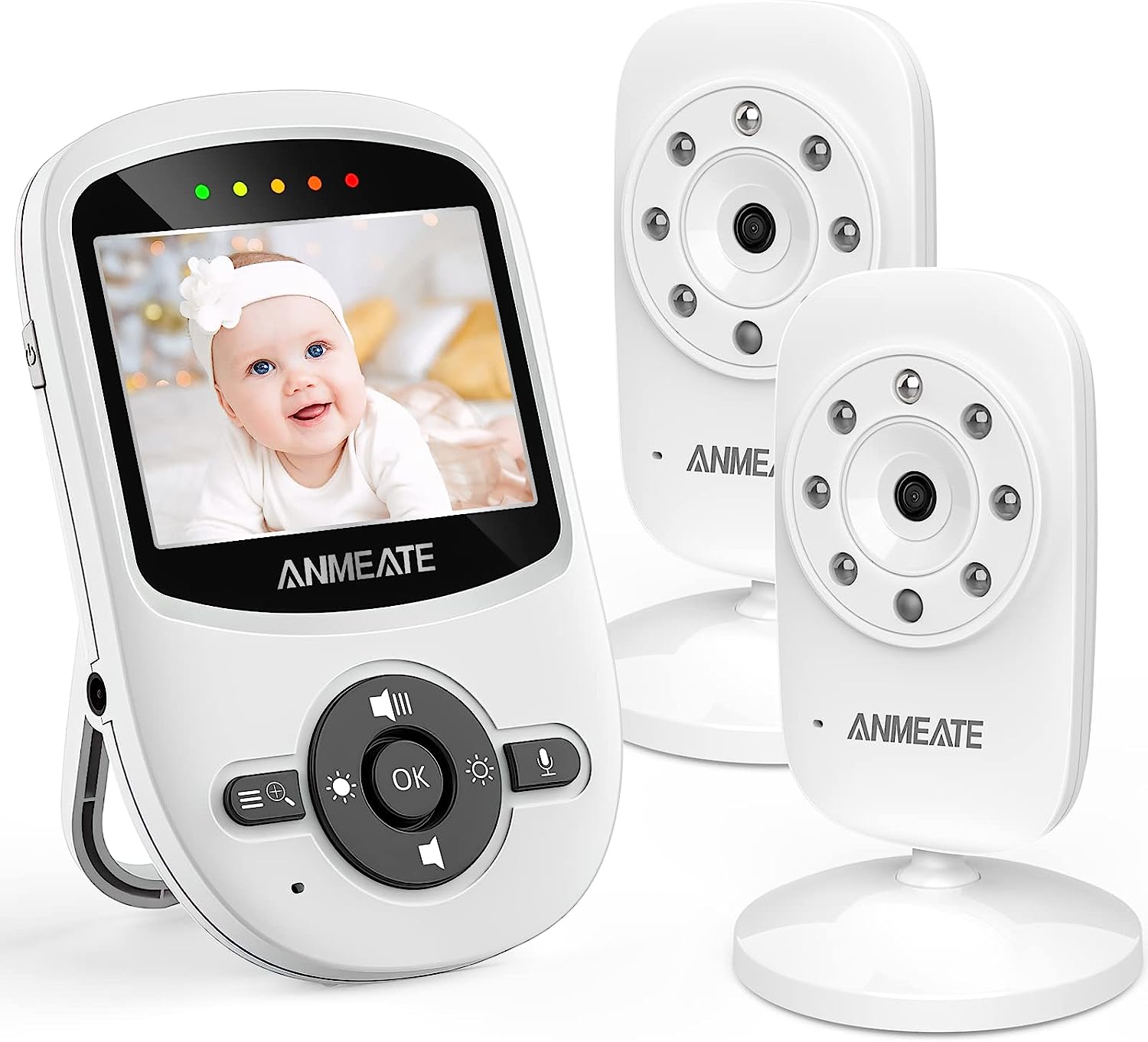 ANMEATE Baby Monitor with 2 Digital Camera, Digital [...]