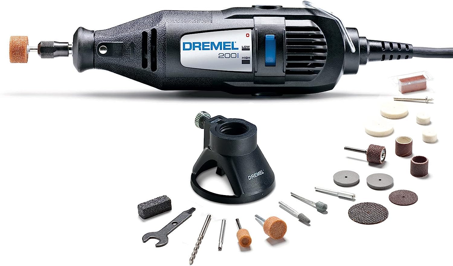 Dremel 200-1/21 Two-Speed Mini Rotary Tool Kit with 21 [...]