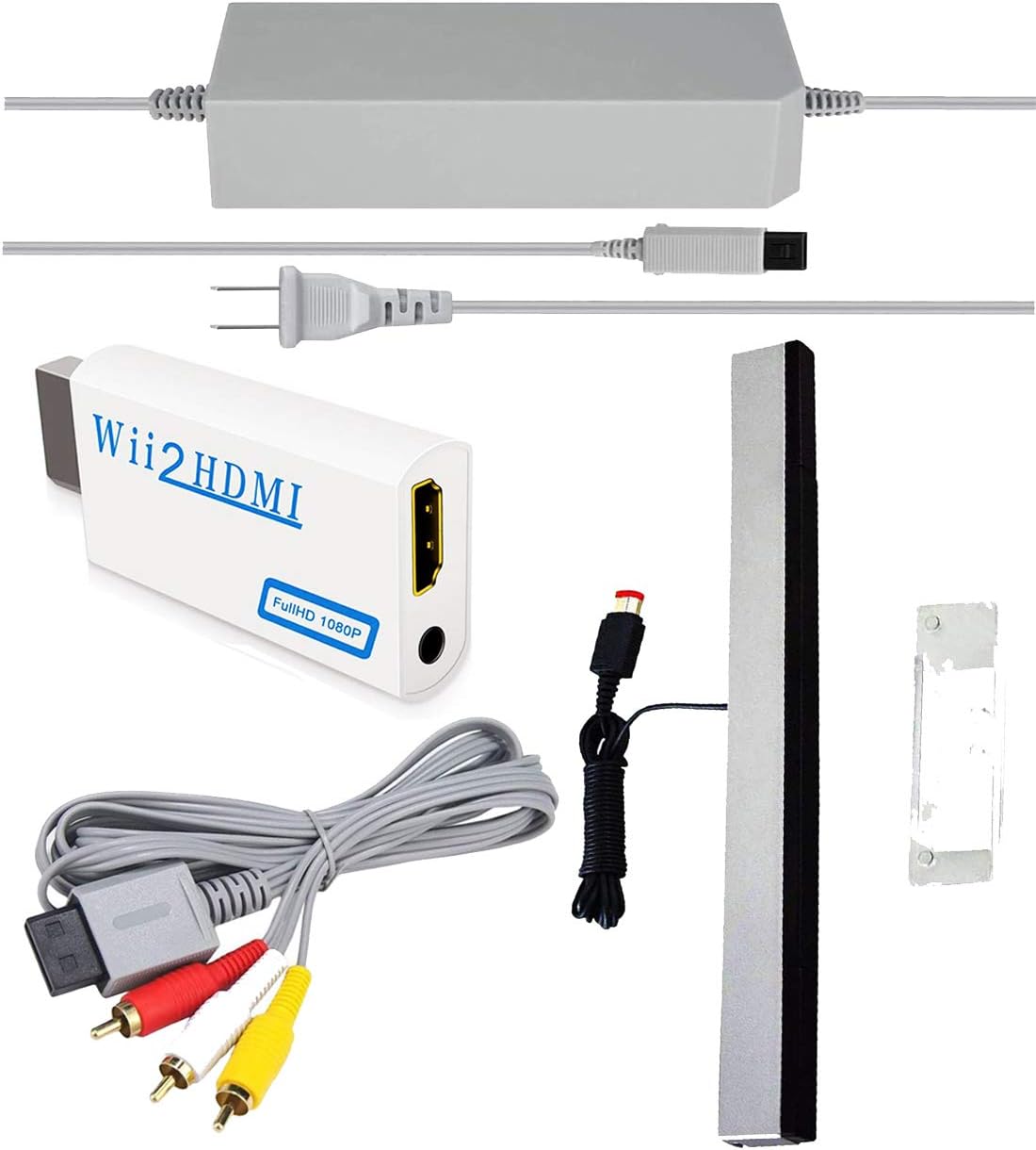 SSIOIZZ 4 in 1 Wii Replacement Cables Set, Wii AC [...]